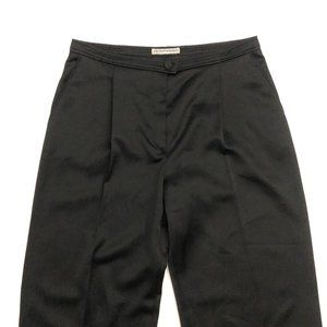 EMPORIO ARMANI VINTAGE BLACK SATIN PANTS